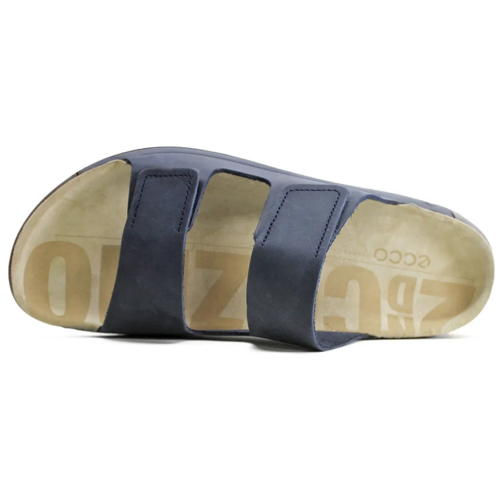 Ecco Cozmo Weiches Vollnarbenleder Herren Schlupfsandalen Ecco Schuhe