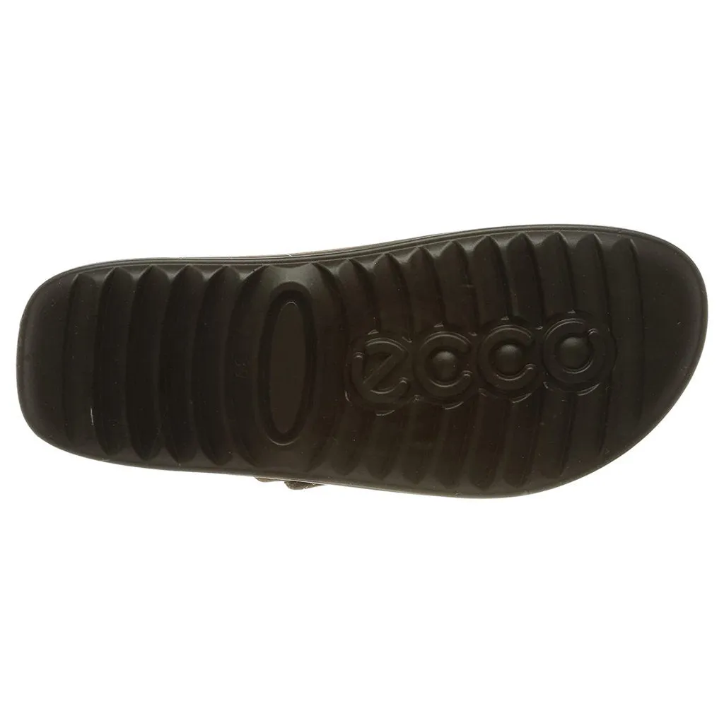 Ecco Cozmo Weiches Vollnarbenleder Damen Schlupf Sandalen Ecco Schuhe