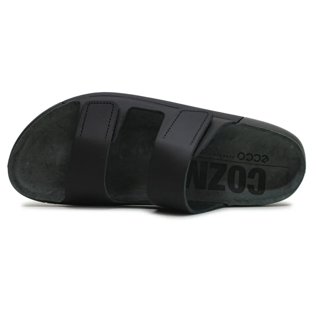 Ecco Cozmo Weiches Vollnarbenleder Damen Schlupf Sandalen Ecco Schuhe