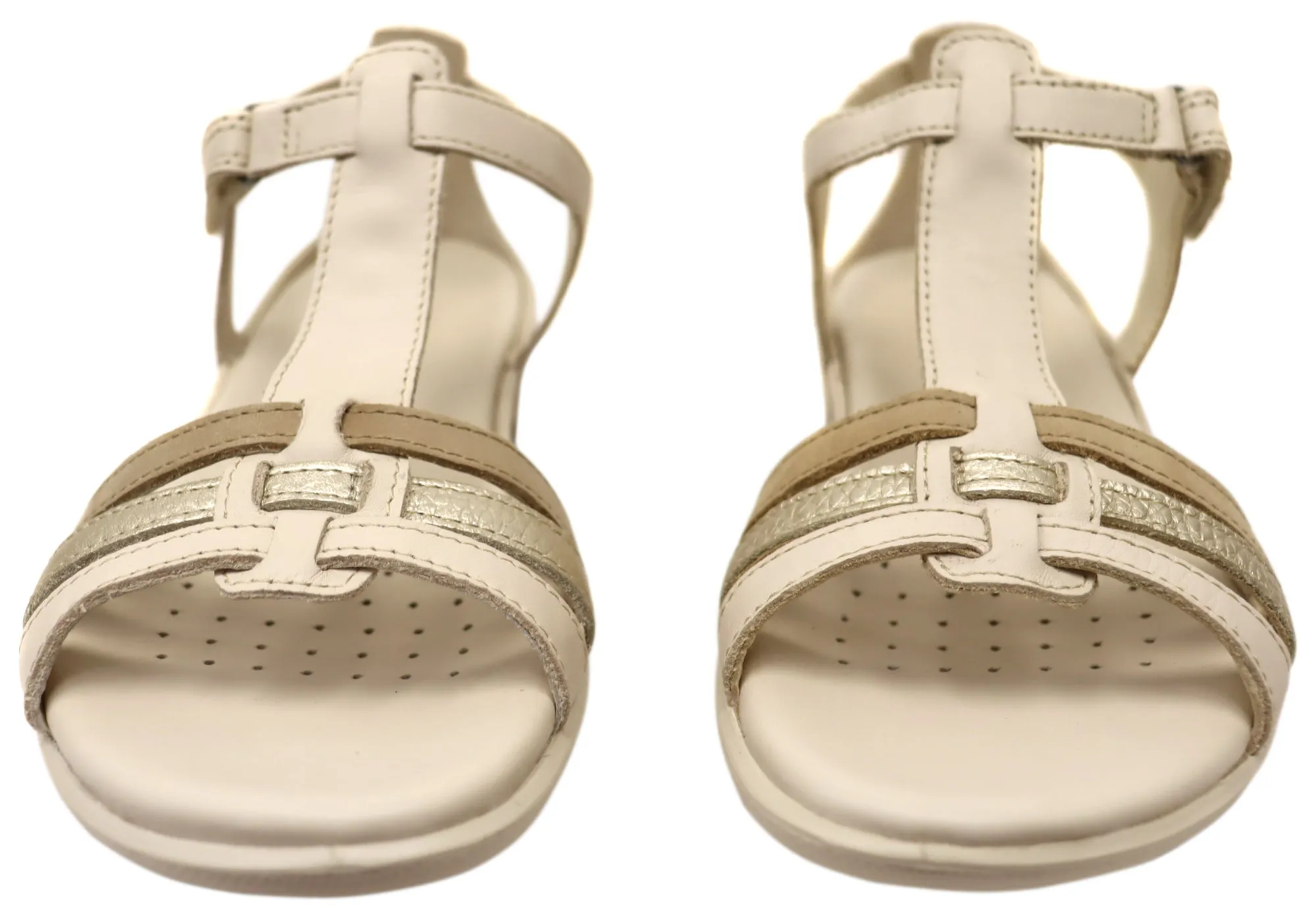 ECCO Flash T Riemchen Damen Bequeme Ledersandalen ECCO Schuhe