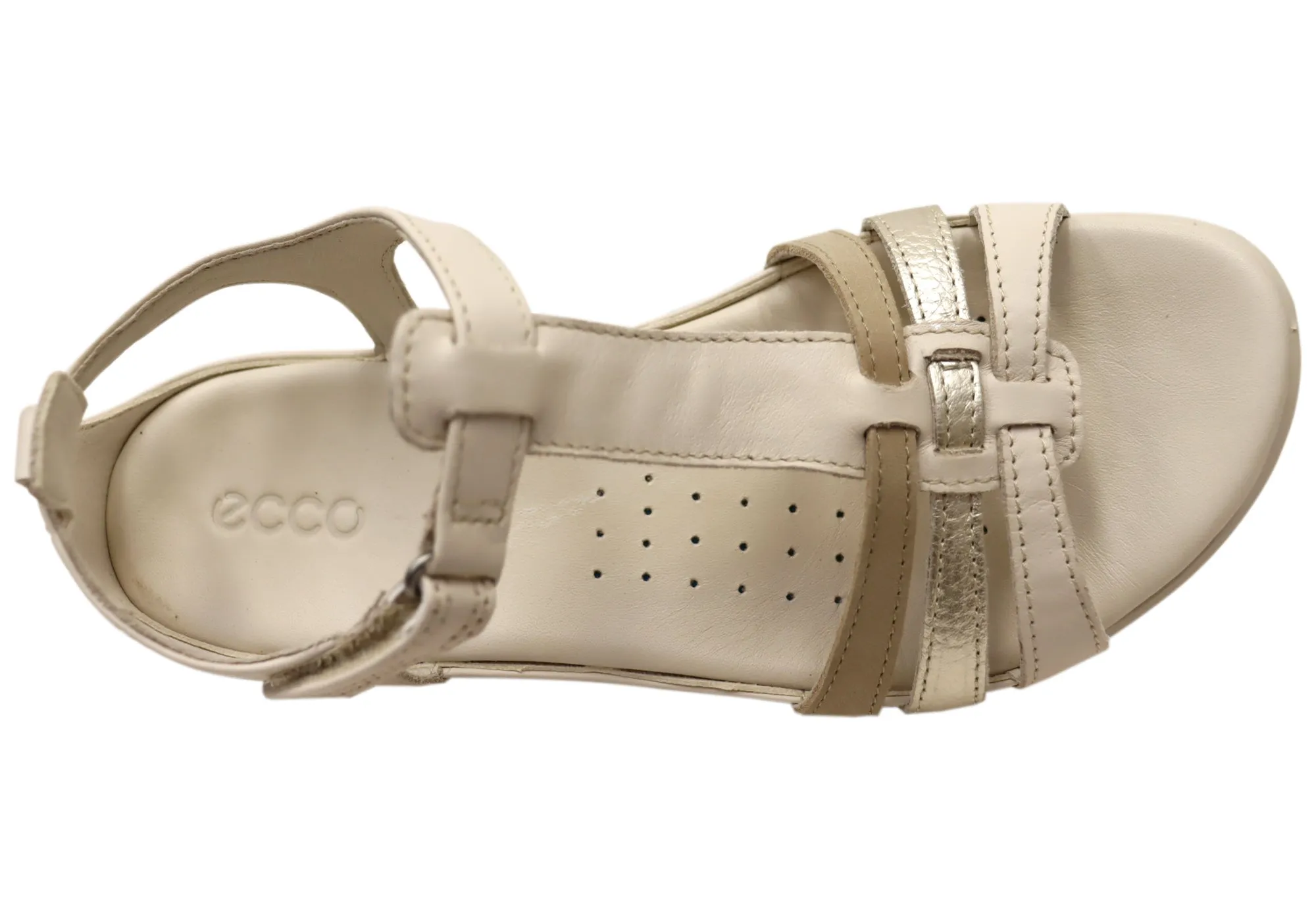 ECCO Flash T Riemchen Damen Bequeme Ledersandalen ECCO Schuhe