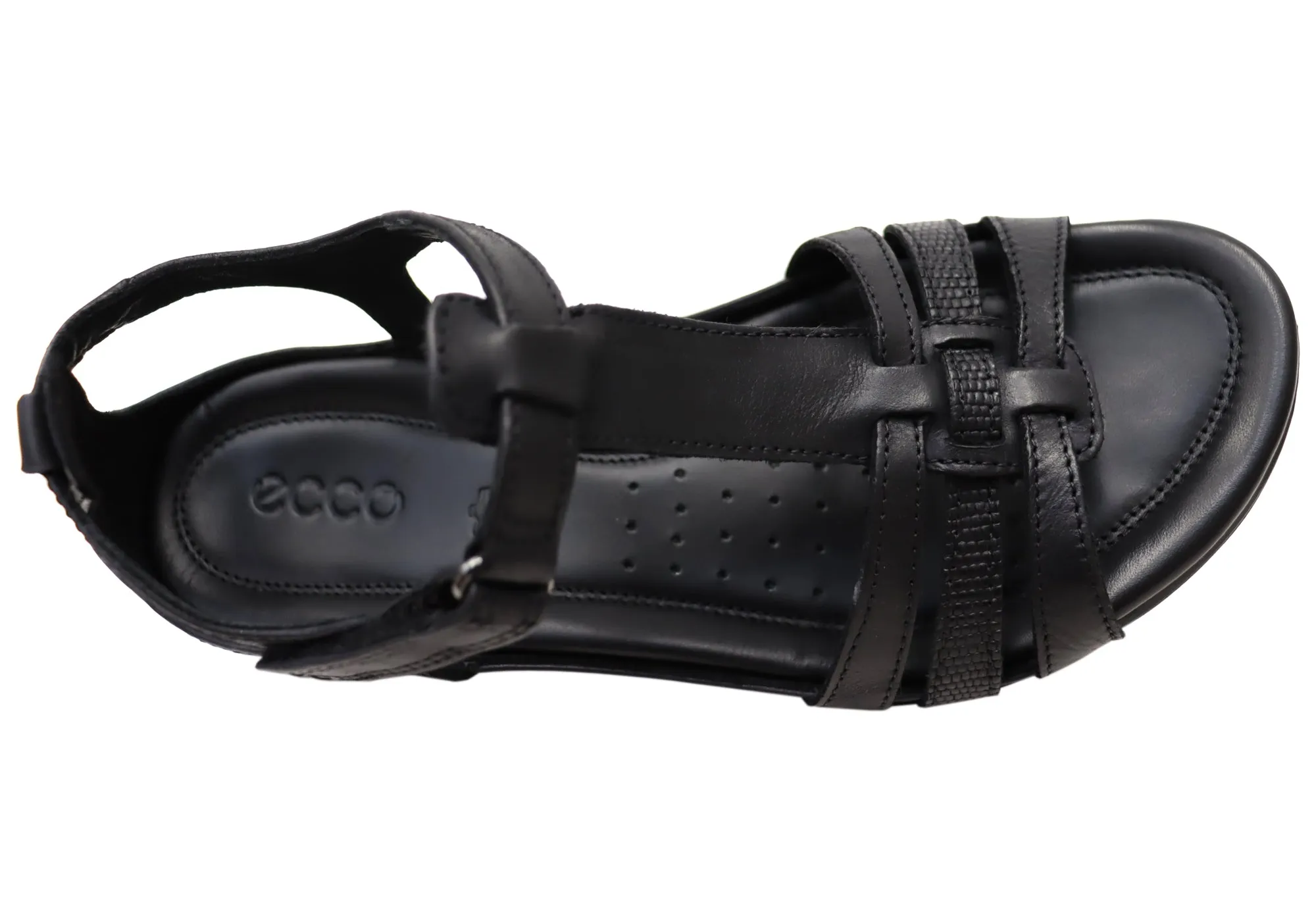 ECCO Flash T Riemchen Damen Bequeme Ledersandalen ECCO Schuhe