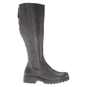 Ecco Modtray Stiefeletten aus Vollrindleder für Damen mit Reißverschluss, wadenhoch, Ecco Schuhe