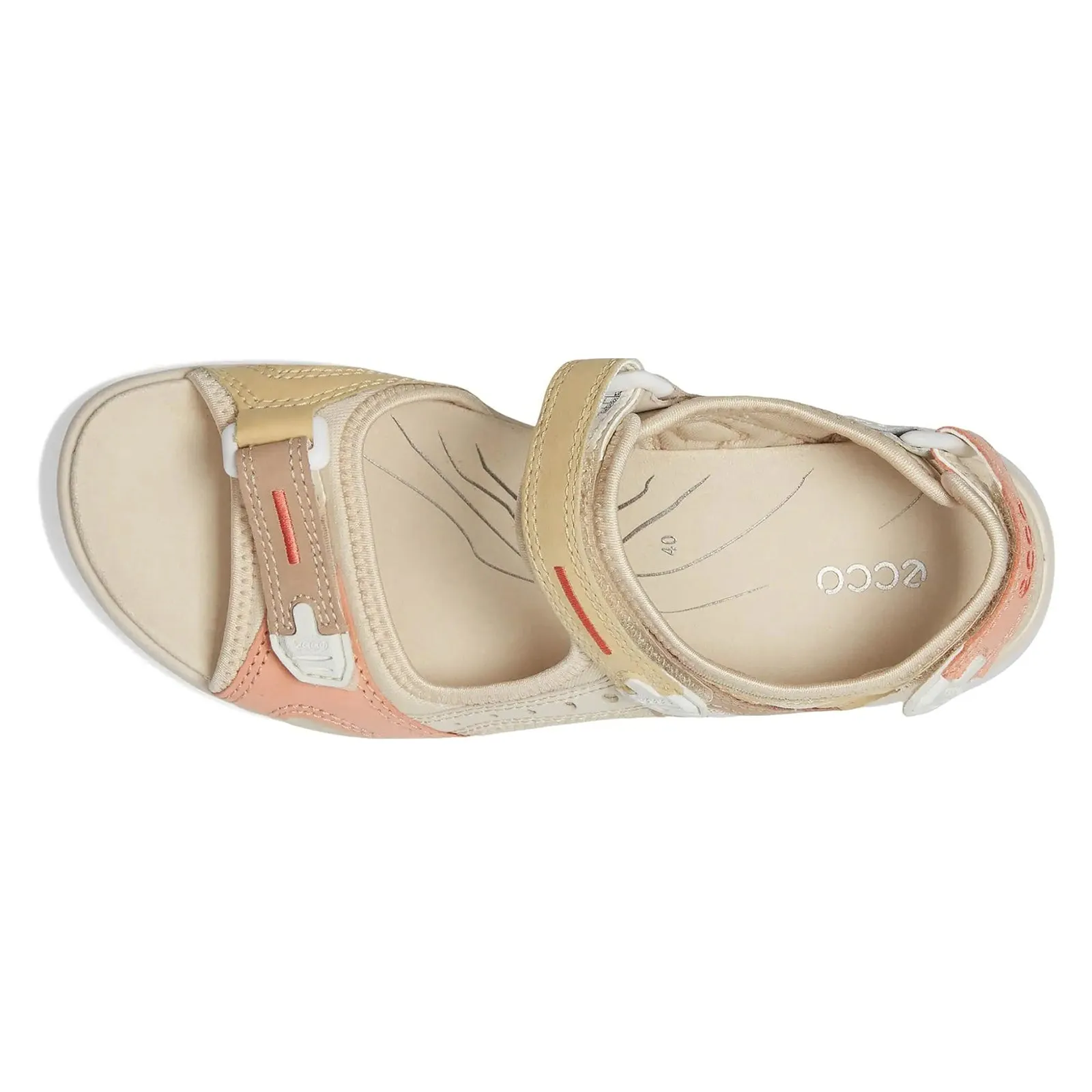 Ecco Offroad Nubuck-Leder Damen Freizeitsandalen Ecco Schuhe
