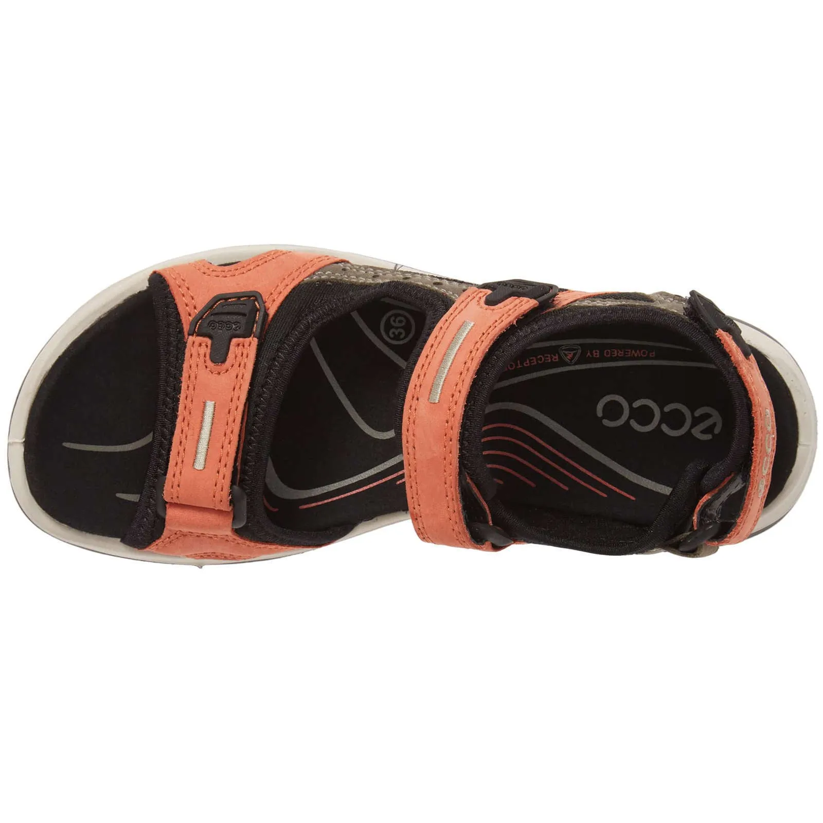 Ecco Offroad Nubuck-Leder Damen Freizeitsandalen Ecco Schuhe