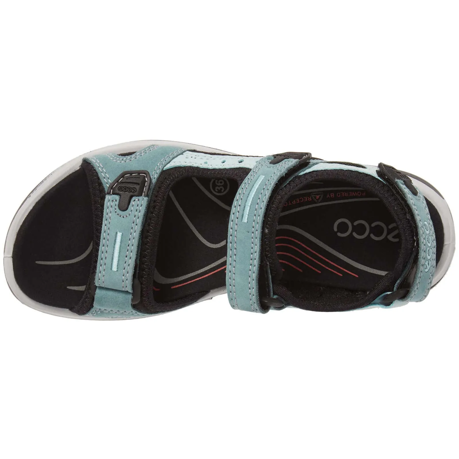 Ecco Offroad Nubuck-Leder Damen Freizeitsandalen Ecco Schuhe