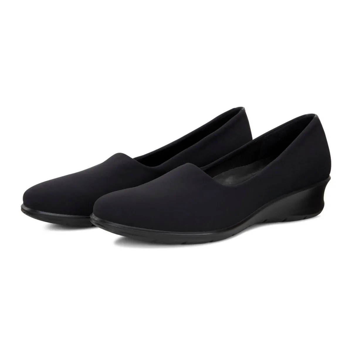 Ecco Damen Felicia Stretch Schwarzer Stoff