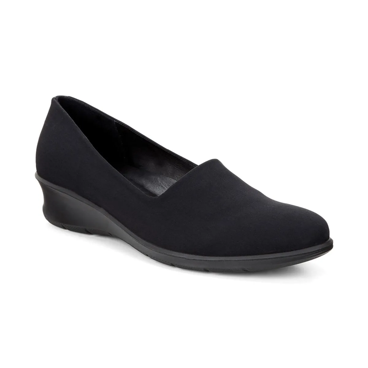 Ecco Damen Felicia Stretch Schwarzer Stoff