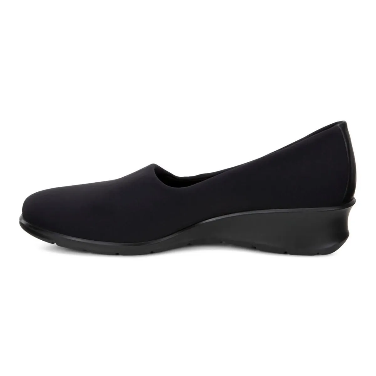 Ecco Damen Felicia Stretch Schwarzer Stoff