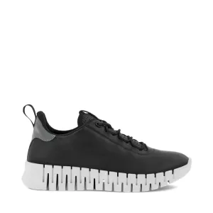 Ecco Damen Gruuv Sneaker in Schwarz