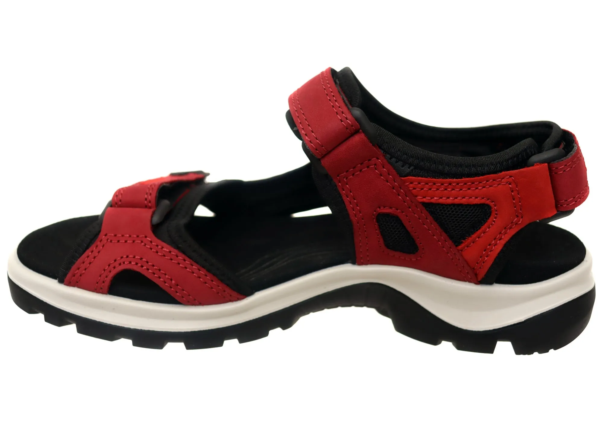 ECCO Damen Offroad Leder Sandalen mit verstellbarer Passform