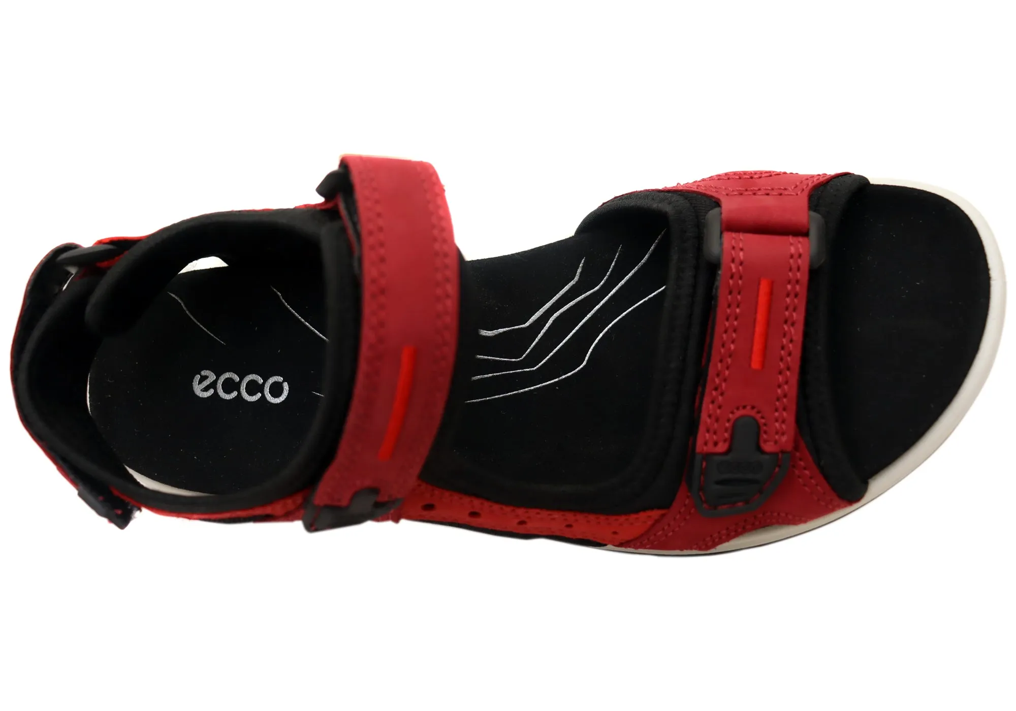 ECCO Damen Offroad Leder Sandalen mit verstellbarer Passform