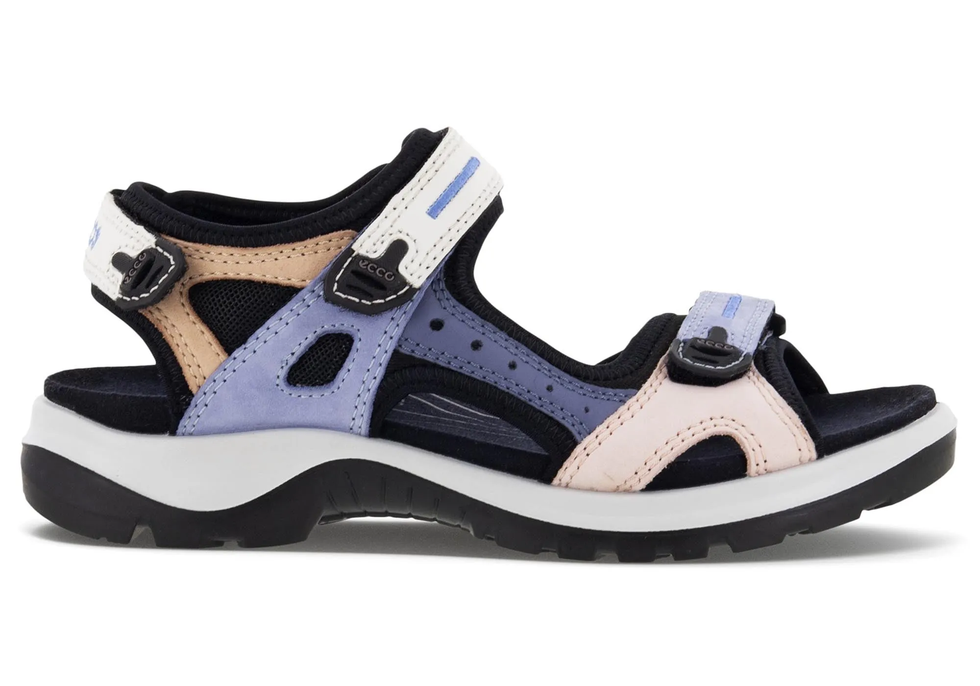 ECCO Damen Offroad Leder Sandalen mit verstellbarer Passform