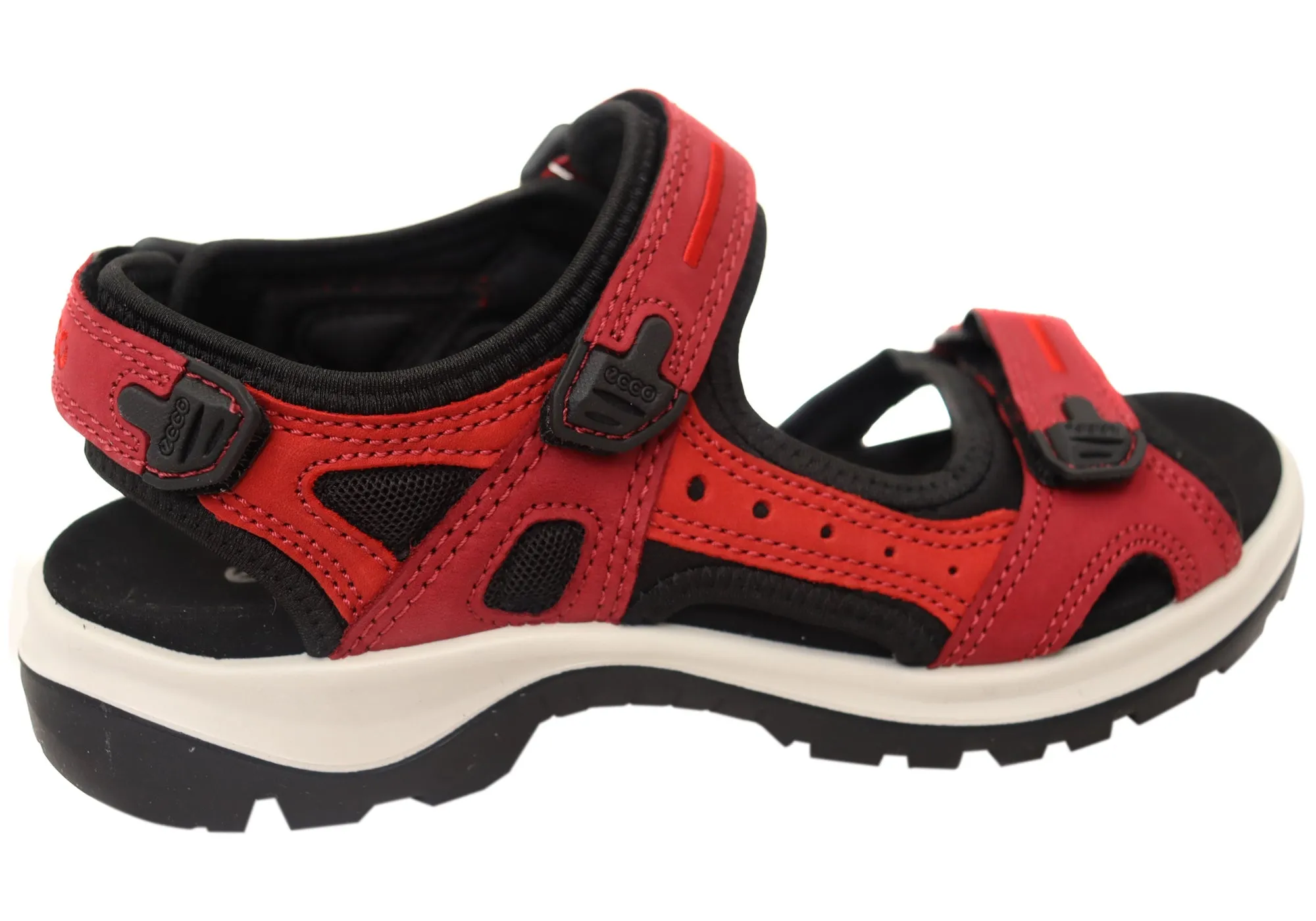 ECCO Damen Offroad Leder Sandalen mit verstellbarer Passform