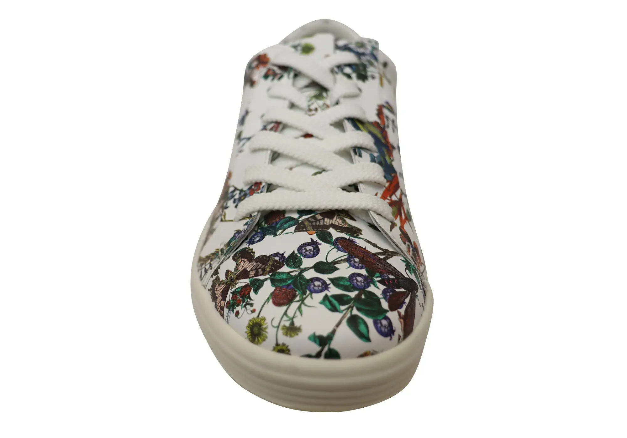 ECCO Damen Soft 7 Bequeme Leder Casual Schnürschuhe Sneakers ECCO Schuhe