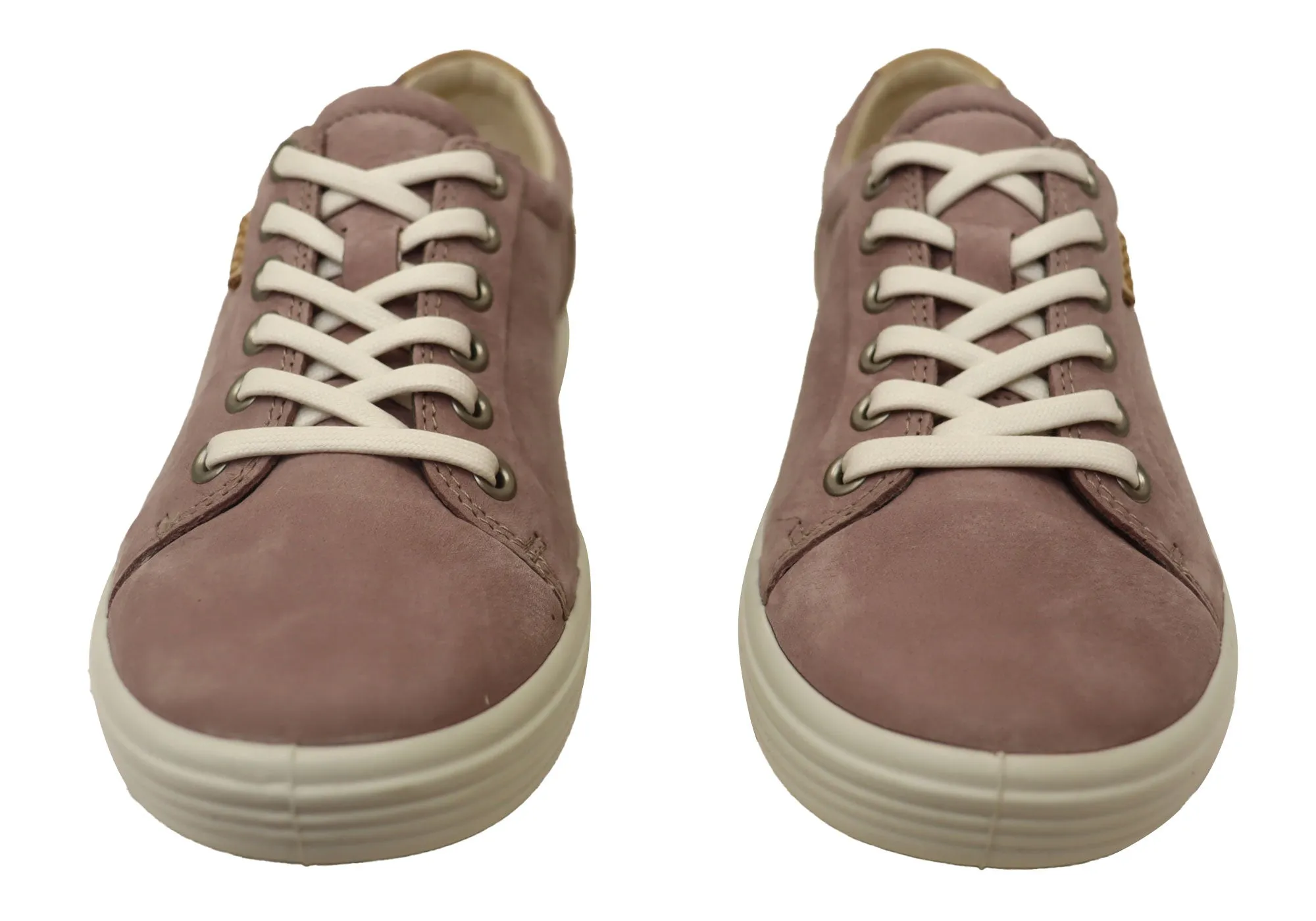 ECCO Damen Soft 7 Bequeme Leder Casual Schnürschuhe Sneakers ECCO Schuhe