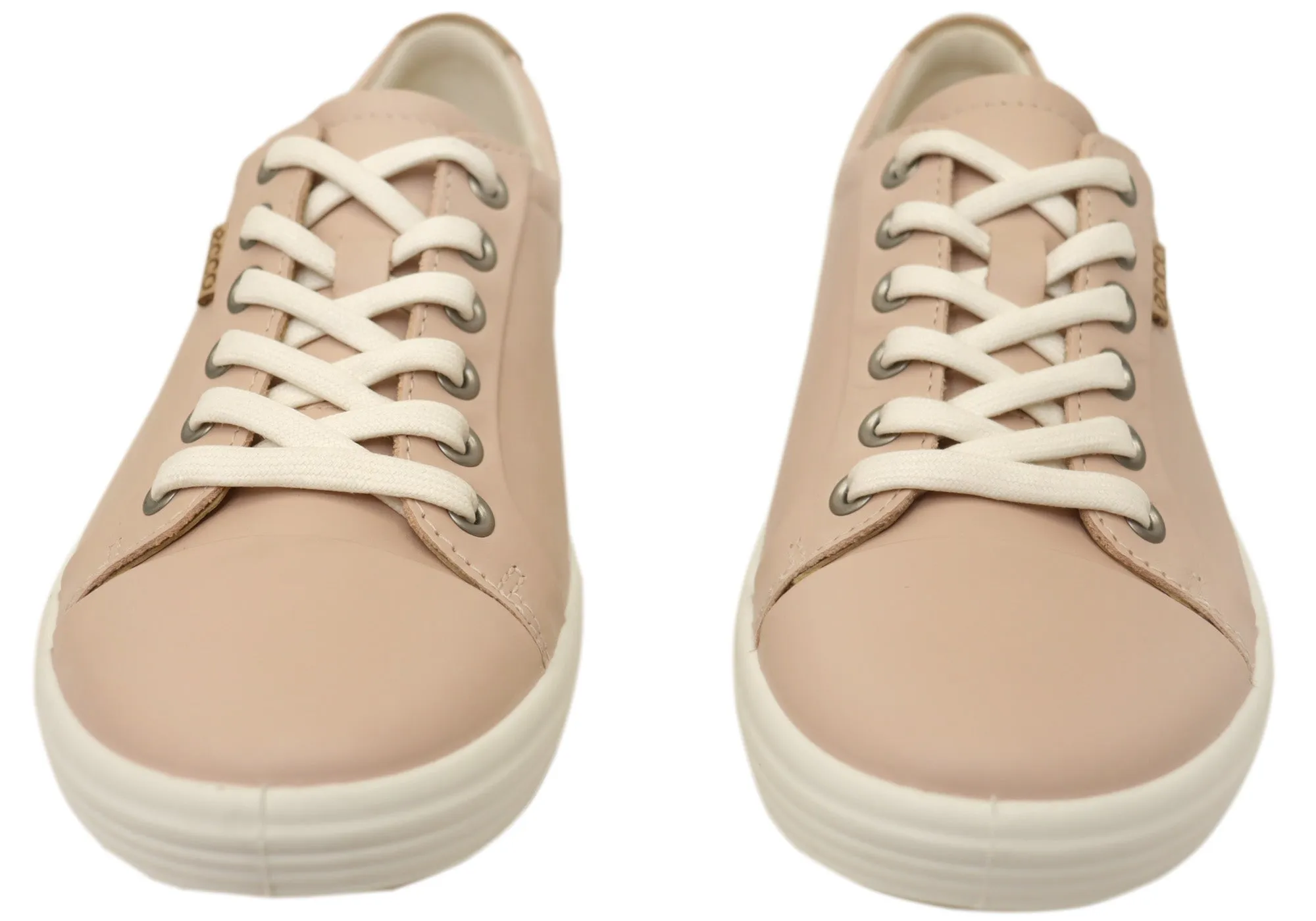 ECCO Damen Soft 7 Bequeme Leder Casual Schnürschuhe Sneakers ECCO Schuhe