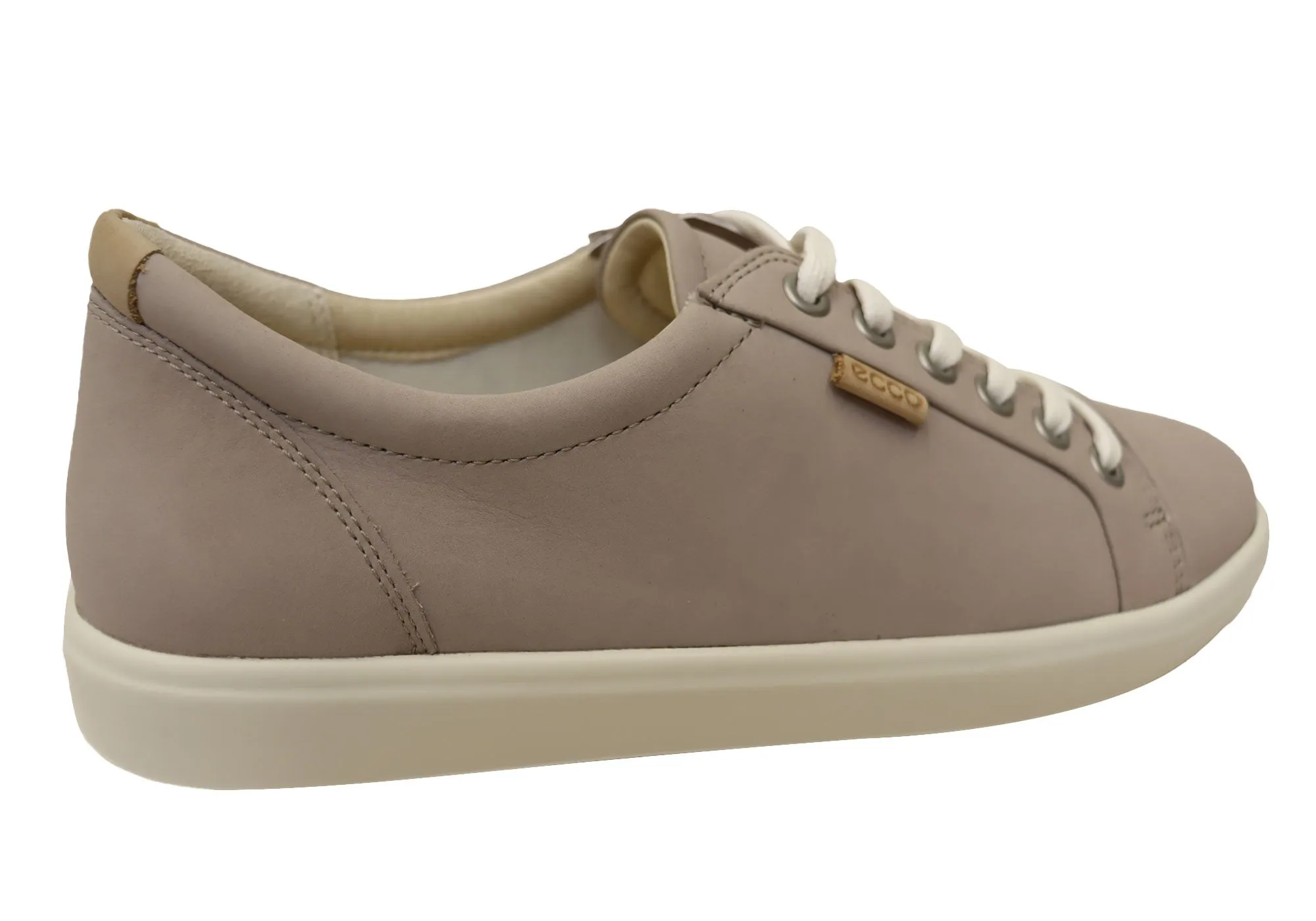 ECCO Damen Soft 7 Bequeme Leder Casual Schnürschuhe Sneakers ECCO Schuhe