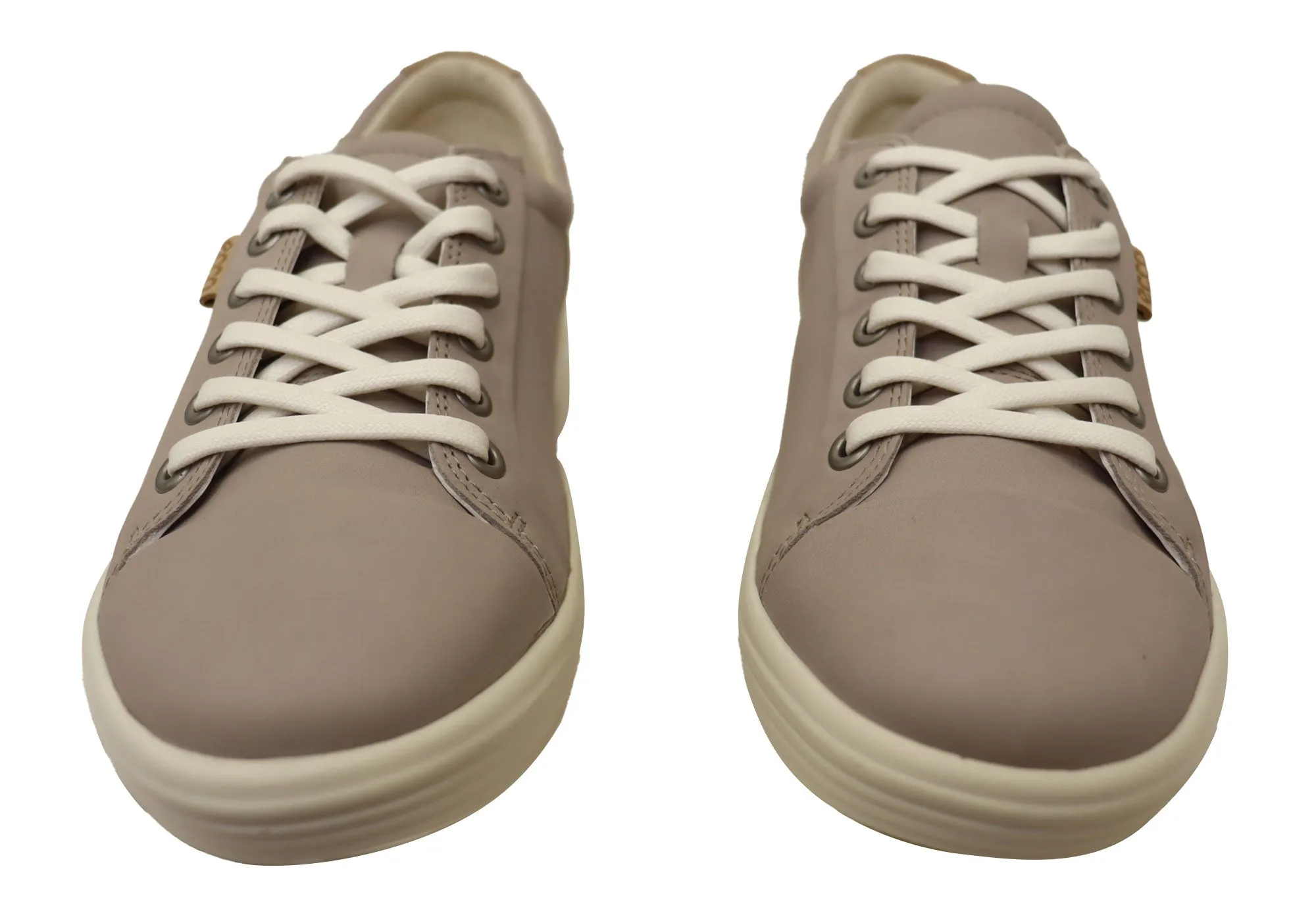 ECCO Damen Soft 7 Bequeme Leder Casual Schnürschuhe Sneakers ECCO Schuhe