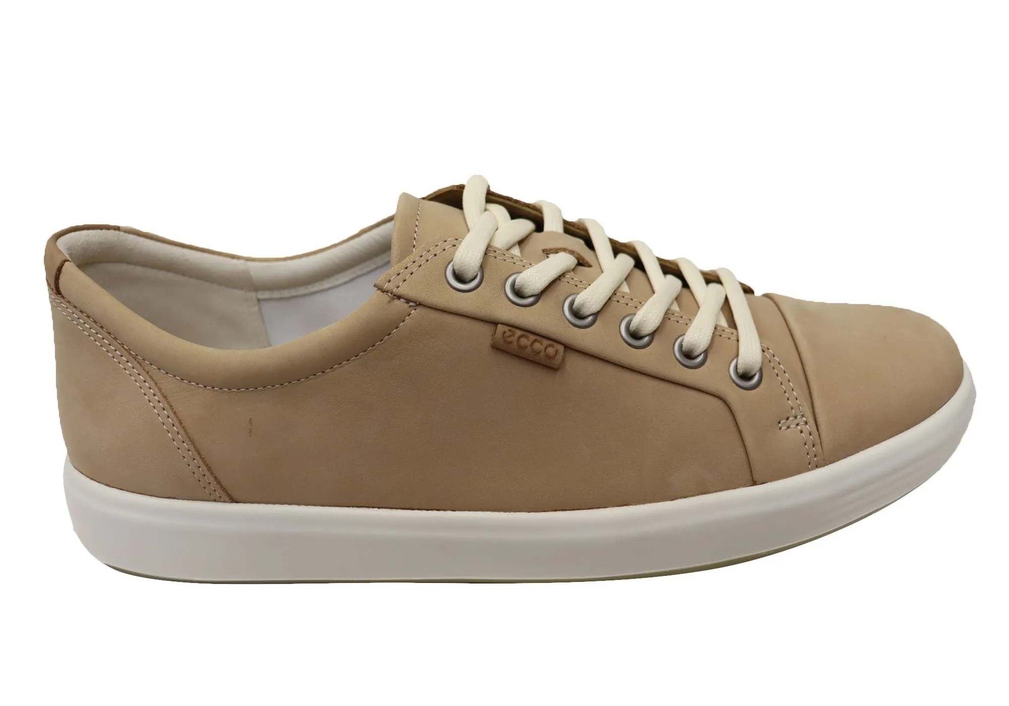 ECCO Damen Soft 7 Bequeme Leder Casual Schnürschuhe Sneakers ECCO Schuhe
