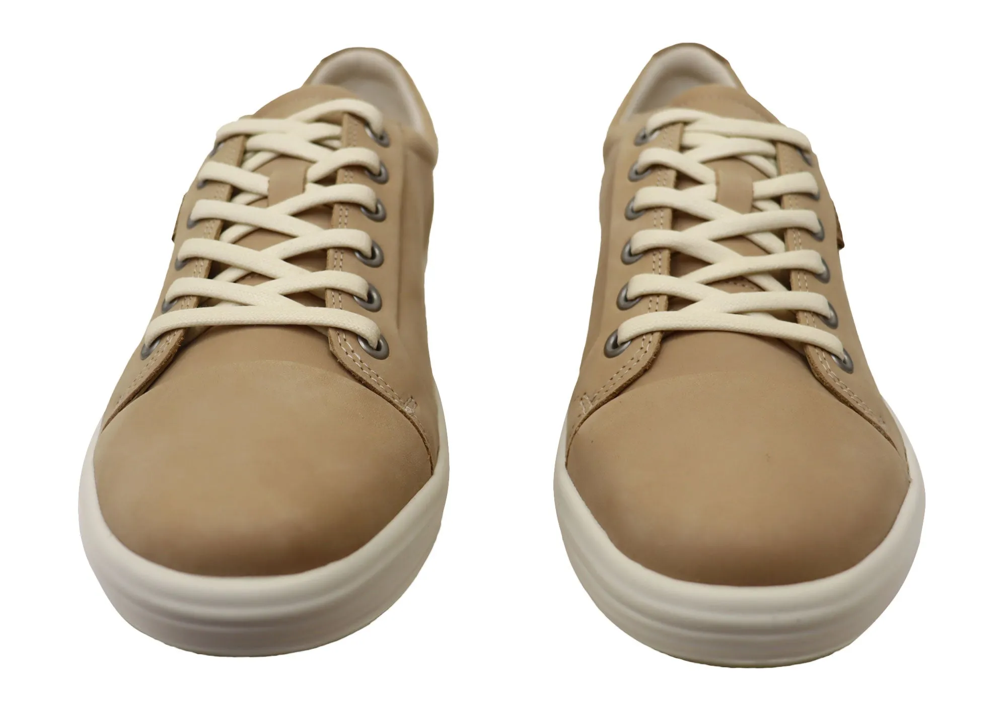 ECCO Damen Soft 7 Bequeme Leder Casual Schnürschuhe Sneakers ECCO Schuhe