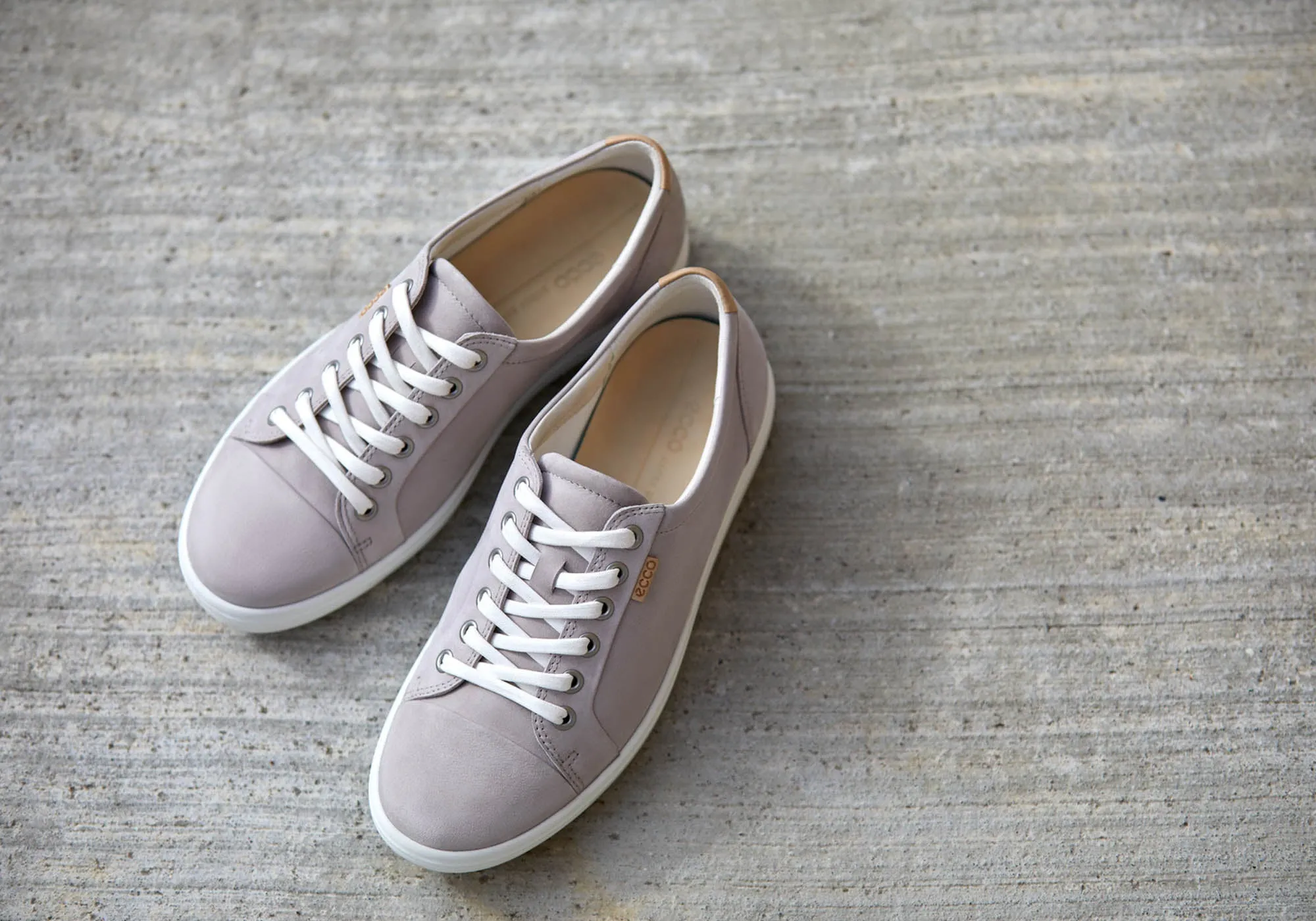 ECCO Damen Soft 7 Bequeme Leder Casual Schnürschuhe Sneakers ECCO Schuhe