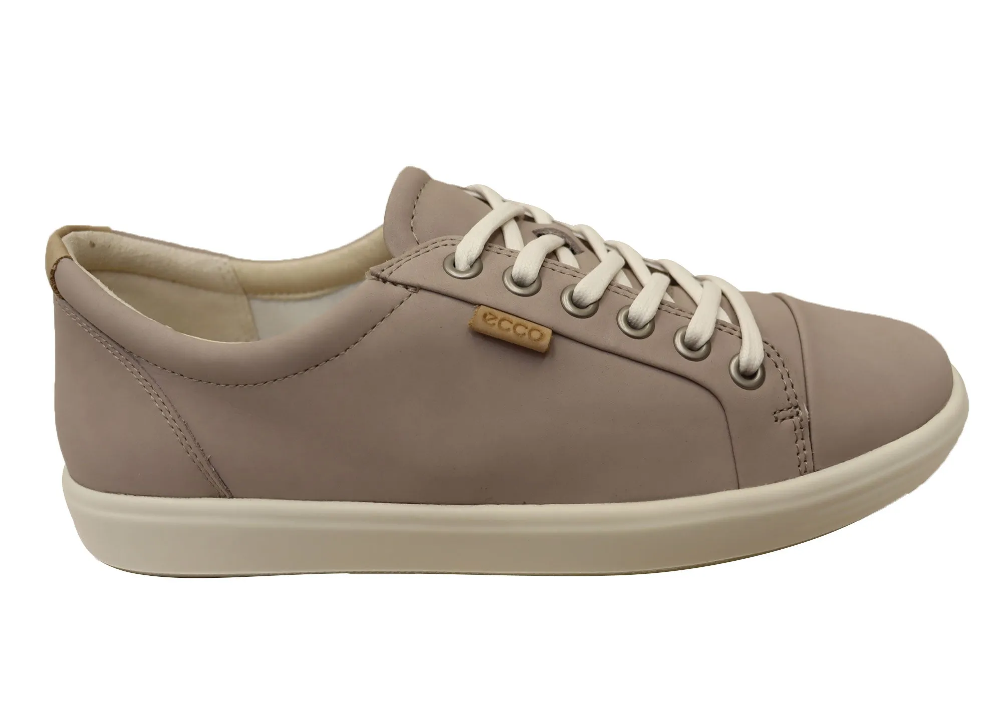 ECCO Damen Soft 7 Bequeme Leder Casual Schnürschuhe Sneakers ECCO Schuhe