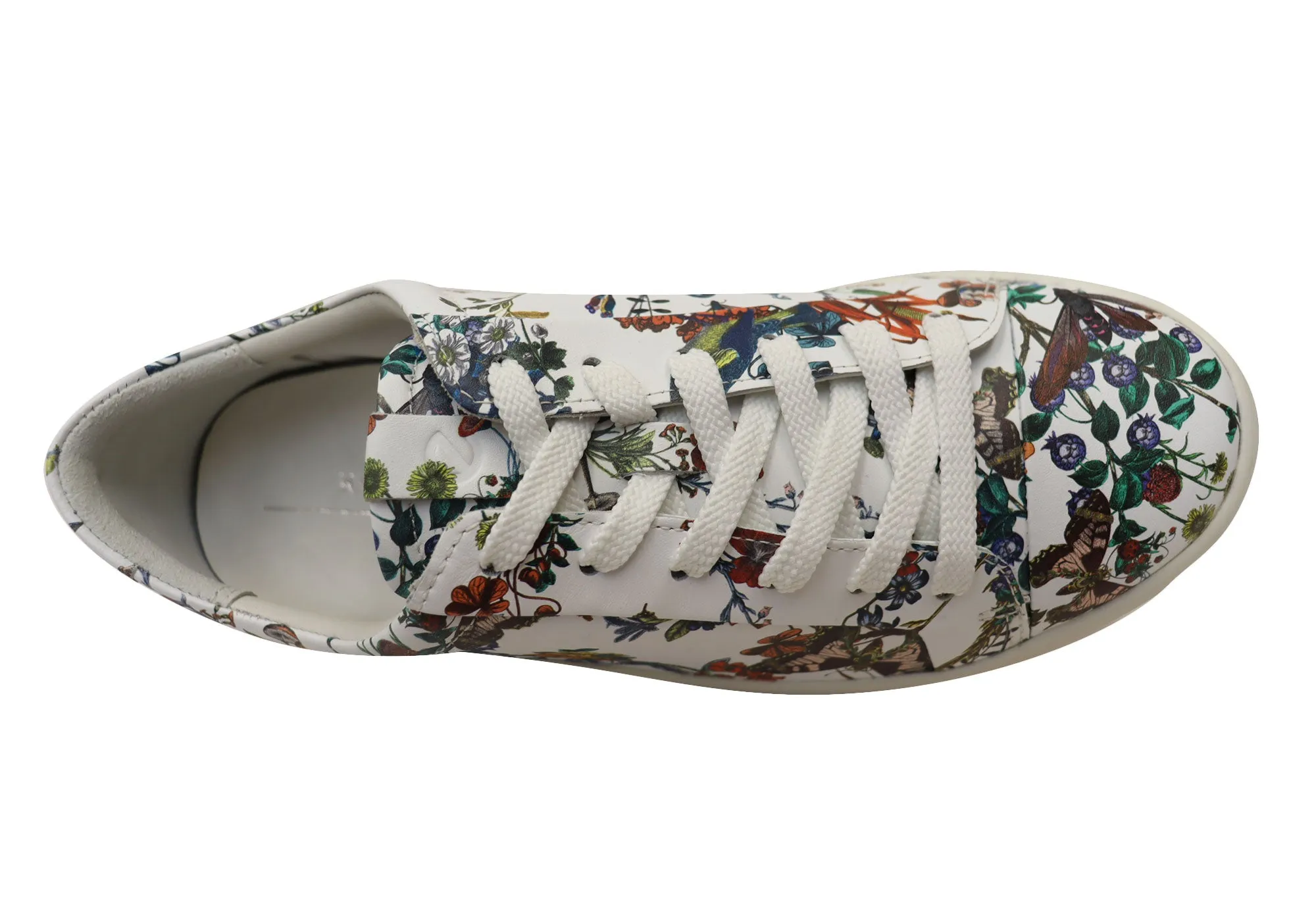 ECCO Damen Soft 7 Bequeme Leder Casual Schnürschuhe Sneakers ECCO Schuhe
