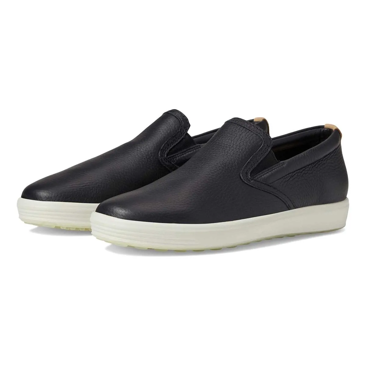 Ecco Damen Soft 7 Slip-On Schwarz/Puder