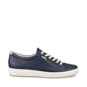 Ecco Damen Soft 7 Sneaker in Marineblau