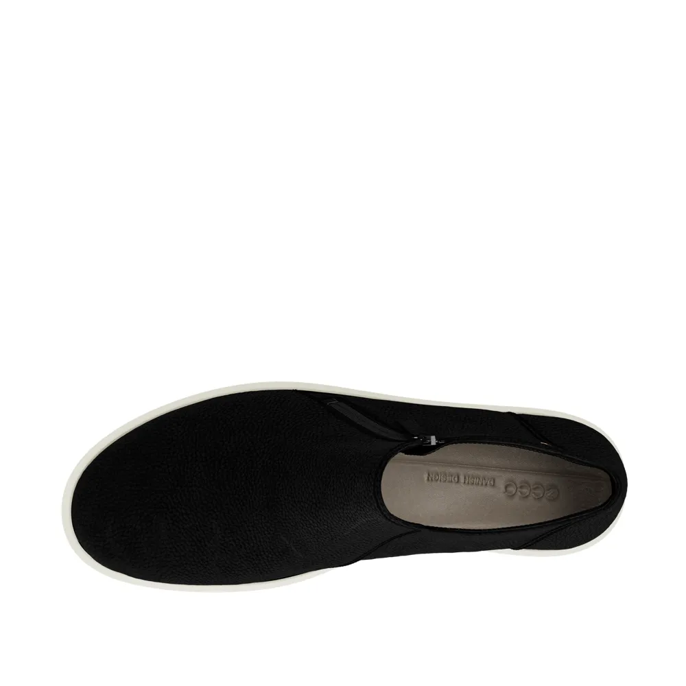 Ecco Damen Soft 7 Reißverschluss Bootie Sneaker in Schwarz