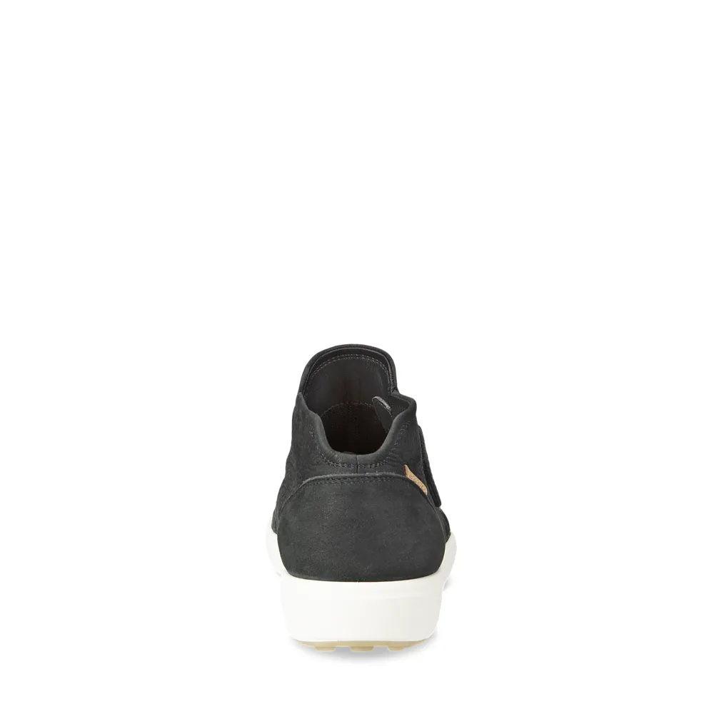 Ecco Damen Soft 7 Reißverschluss Bootie Sneaker in Schwarz
