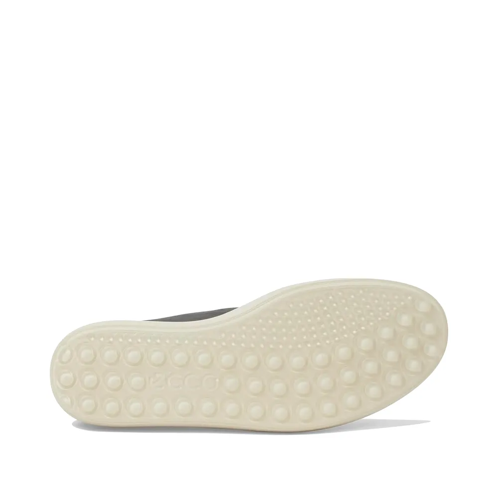Ecco Damen Soft 7 Reißverschluss-Stiefelette in Silber Heavy/Magnet