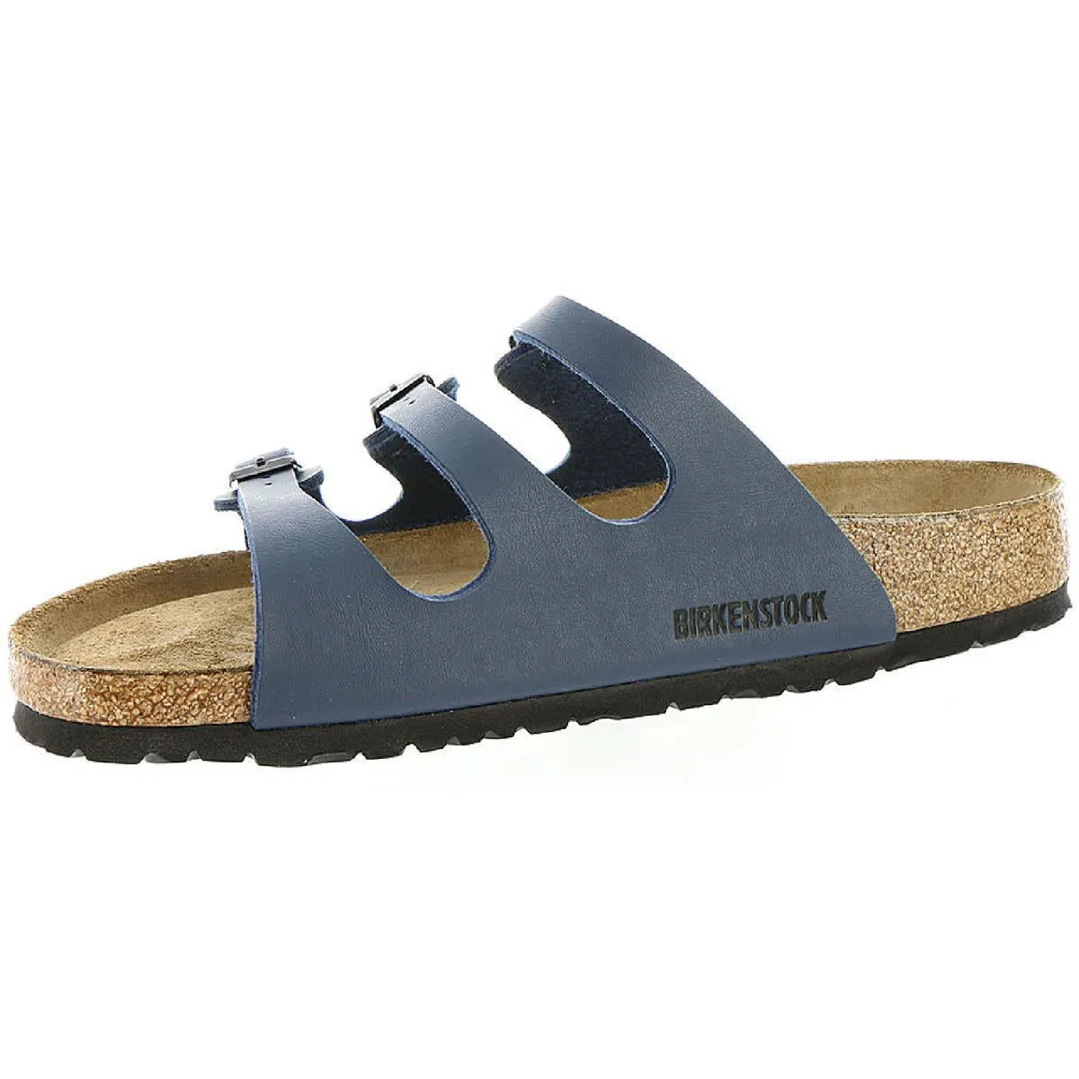Florida BS Damen Flache Slides Fußbett Sandalen