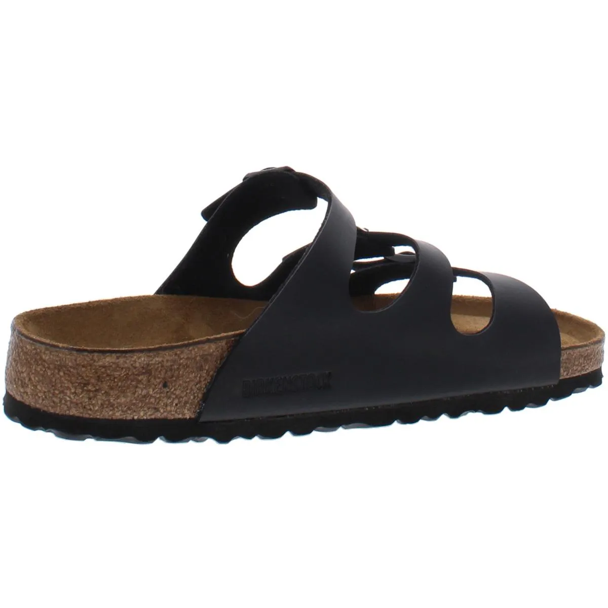 Florida BS Damen Leder Schlupf-Sandalen mit Fußbett