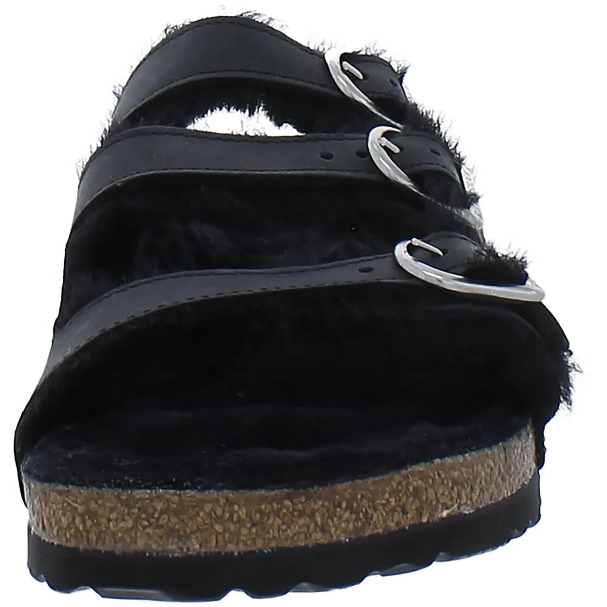Florida Frische Schaffell Damen Schaffell Leder Schlupf Sandalen