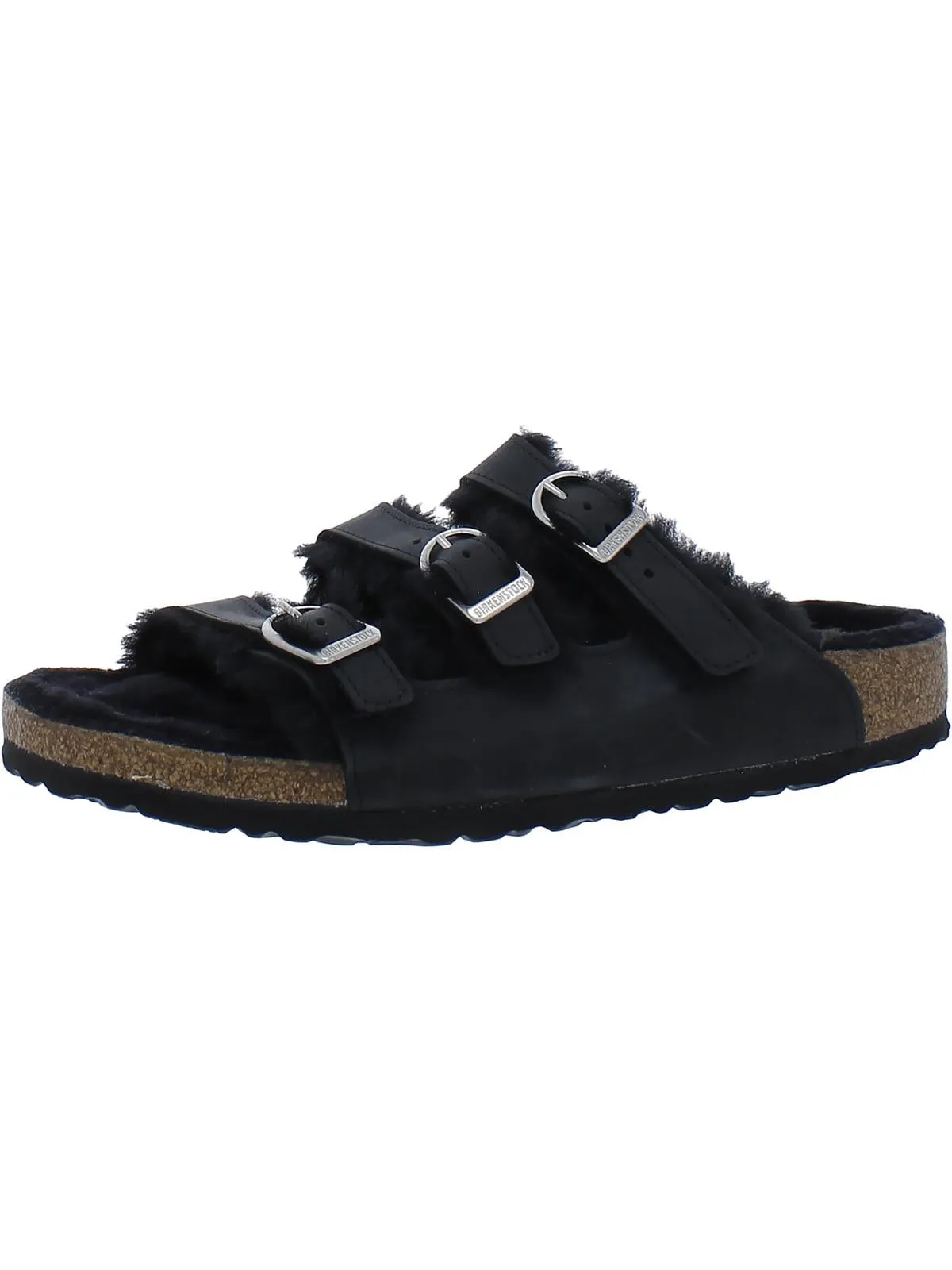 Florida Frische Schaffell Damen Schaffell Leder Schlupf Sandalen