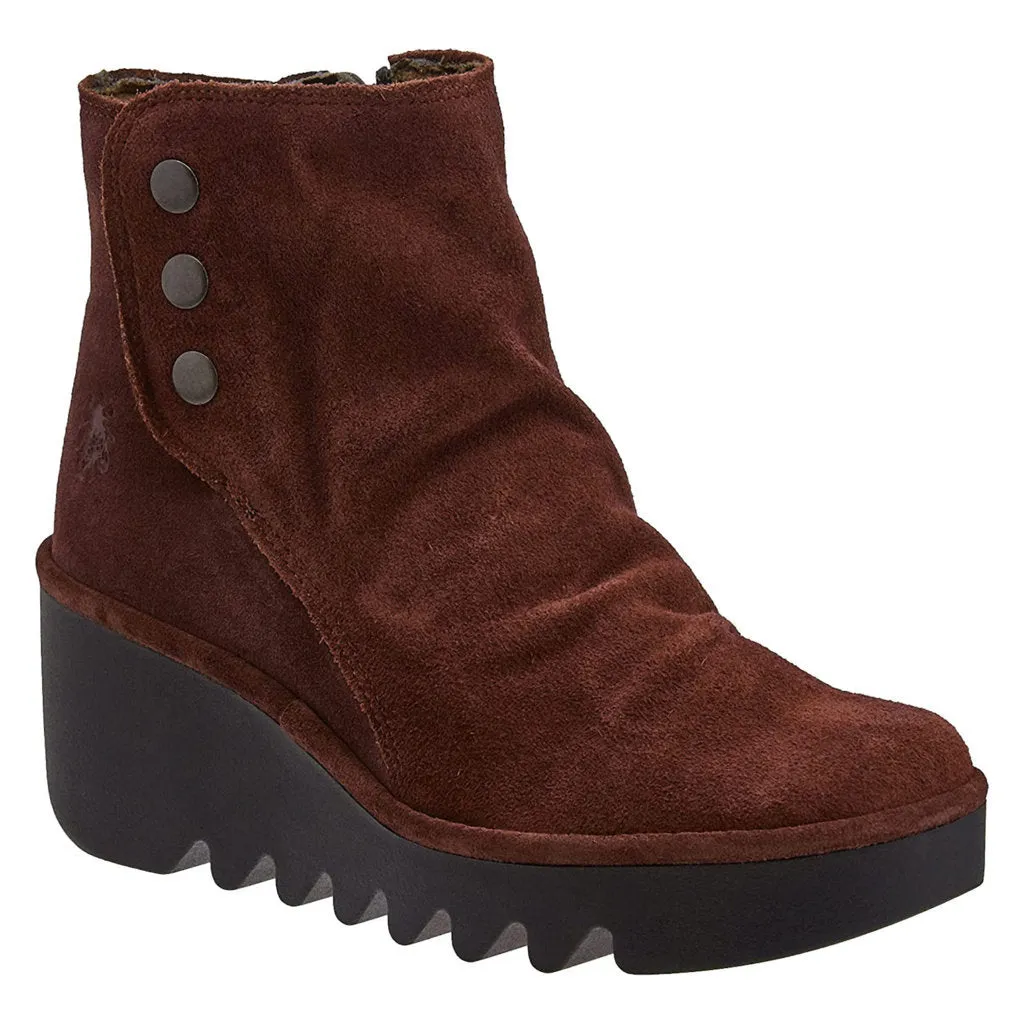 Fly London Brom344Fly Wildleder Stiefeletten mit Reißverschluss für Damen