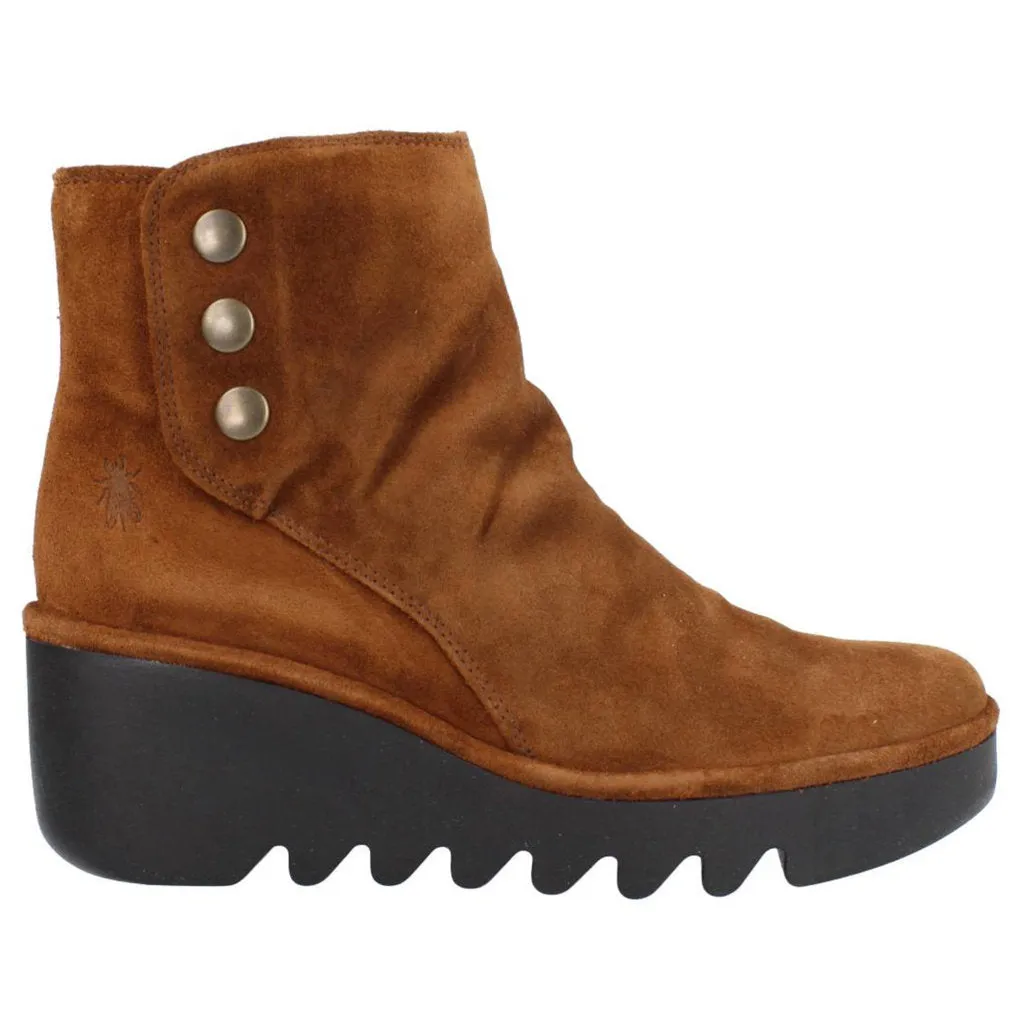 Fly London Brom344Fly Wildleder Stiefeletten mit Reißverschluss für Damen