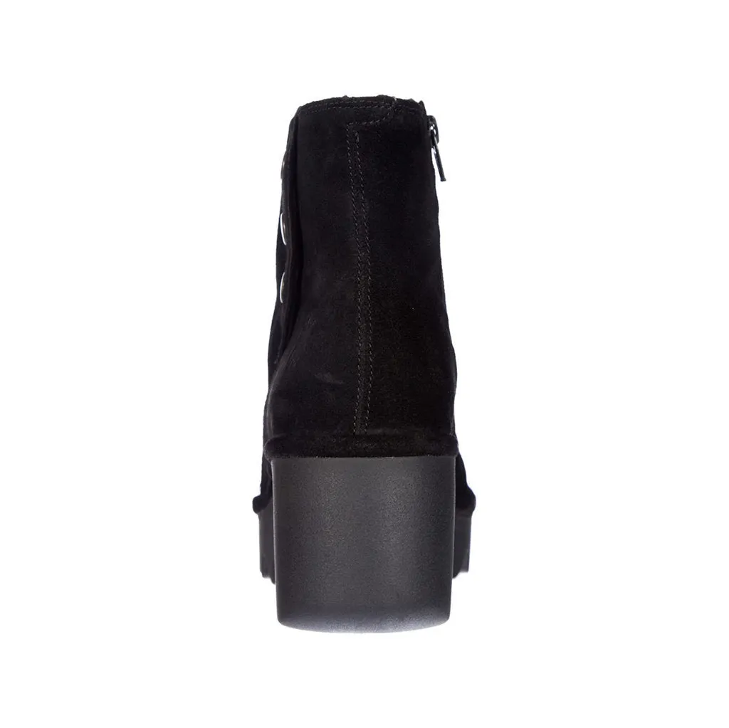 Fly London Brom344Fly Wildleder Stiefeletten mit Reißverschluss für Damen