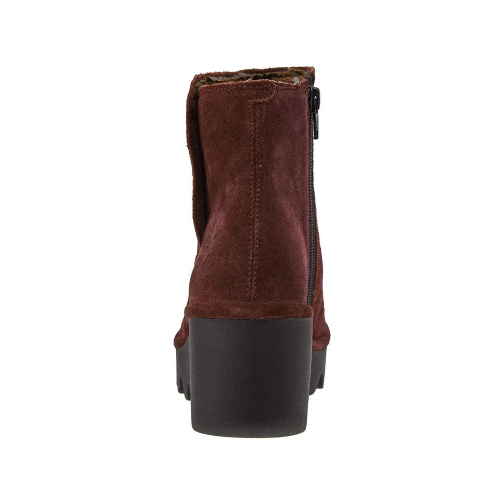 Fly London Brom344Fly Wildleder Stiefeletten mit Reißverschluss für Damen