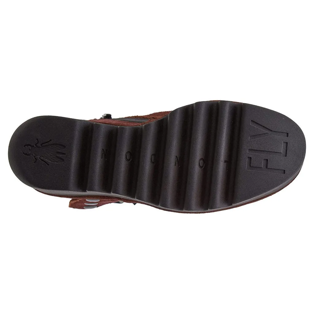 Fly London Brom344Fly Wildleder Stiefeletten mit Reißverschluss für Damen