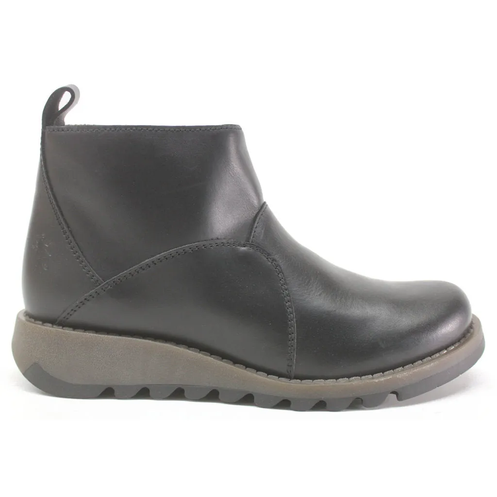 Fly London Sely918Fly Rug Leder Stiefeletten mit Reißverschluss für Damen