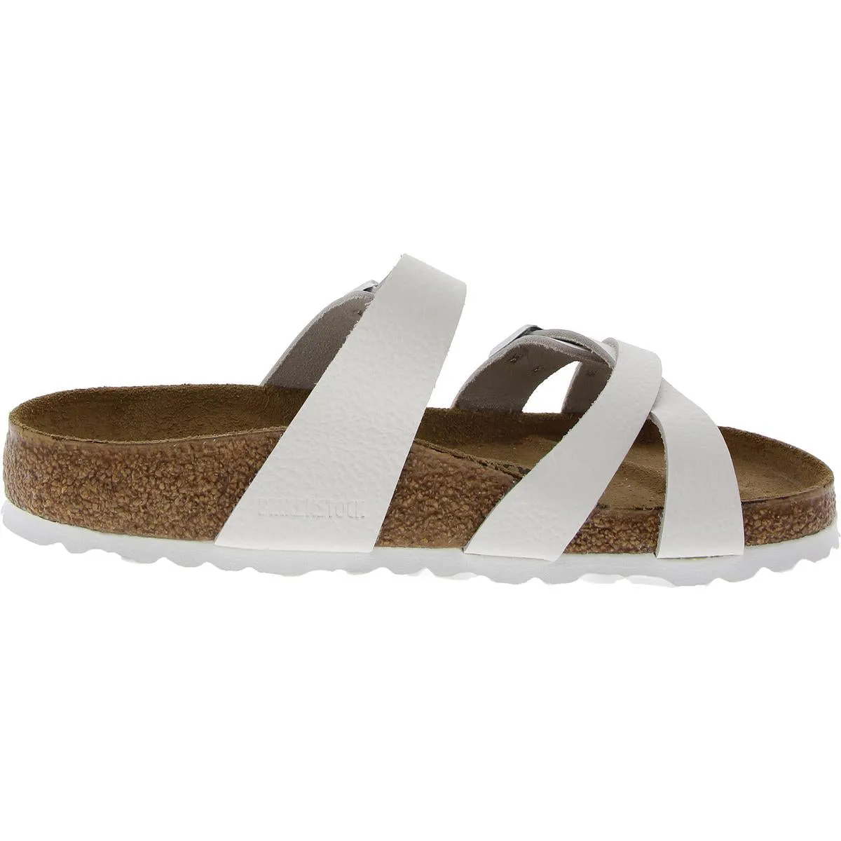 FRANCA Damen Riemchen-Sandalen mit Schnalle aus Leder