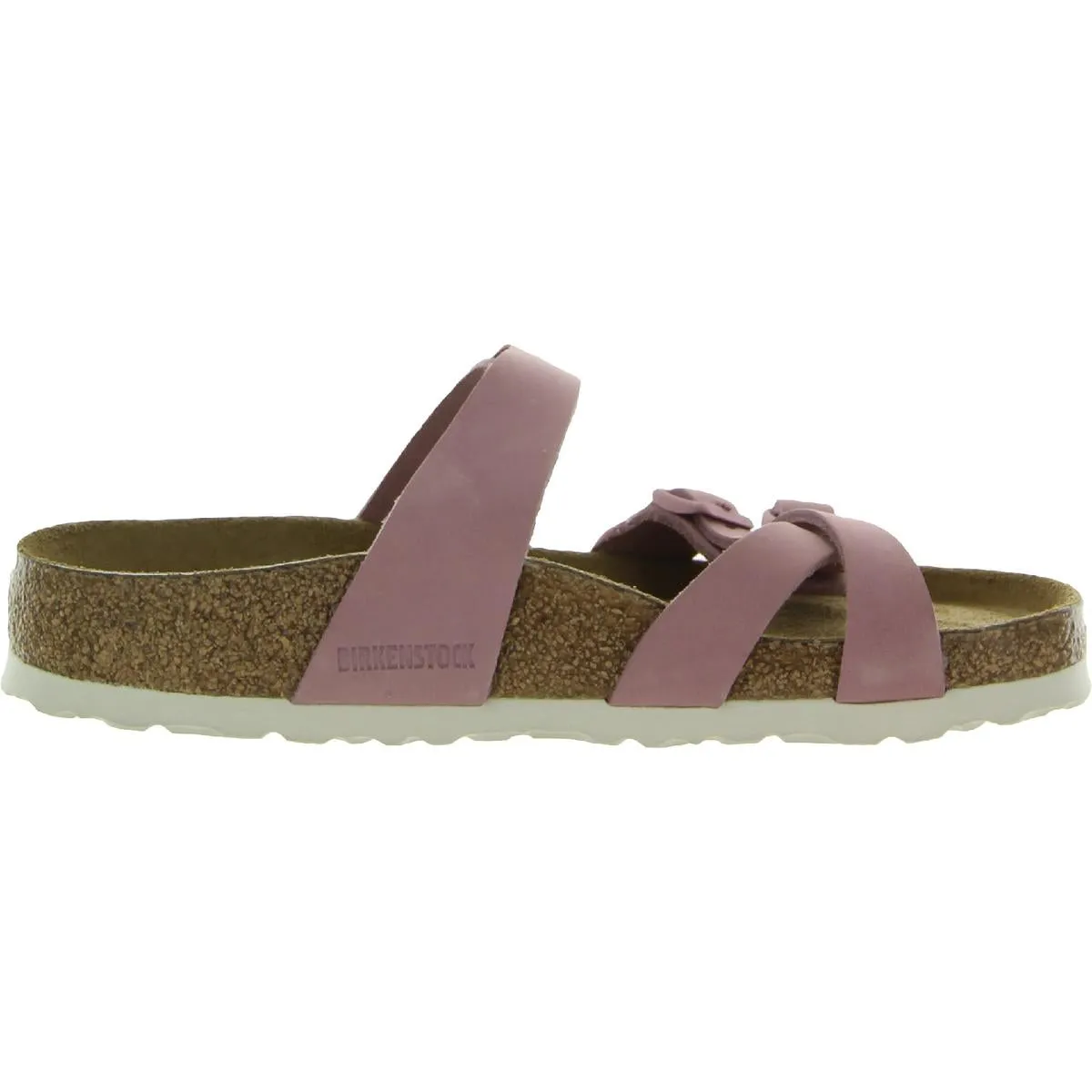 Franca Damen Leder-Fußbett Plateausandalen
