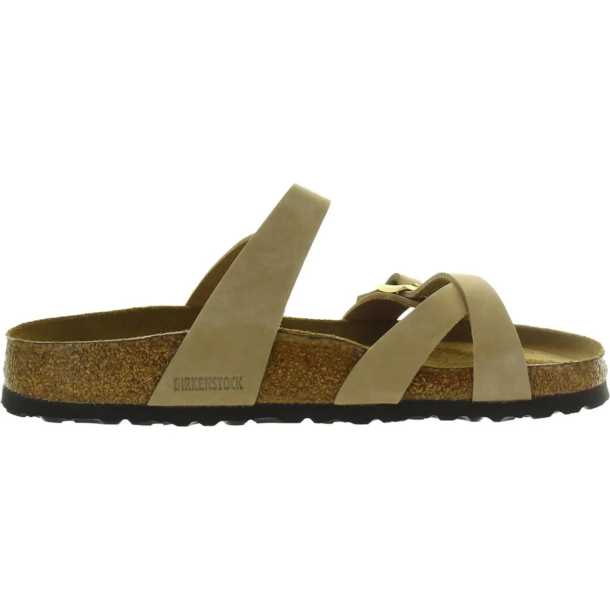 Franca Damen Leder-Fußbett-Slides Sandalen
