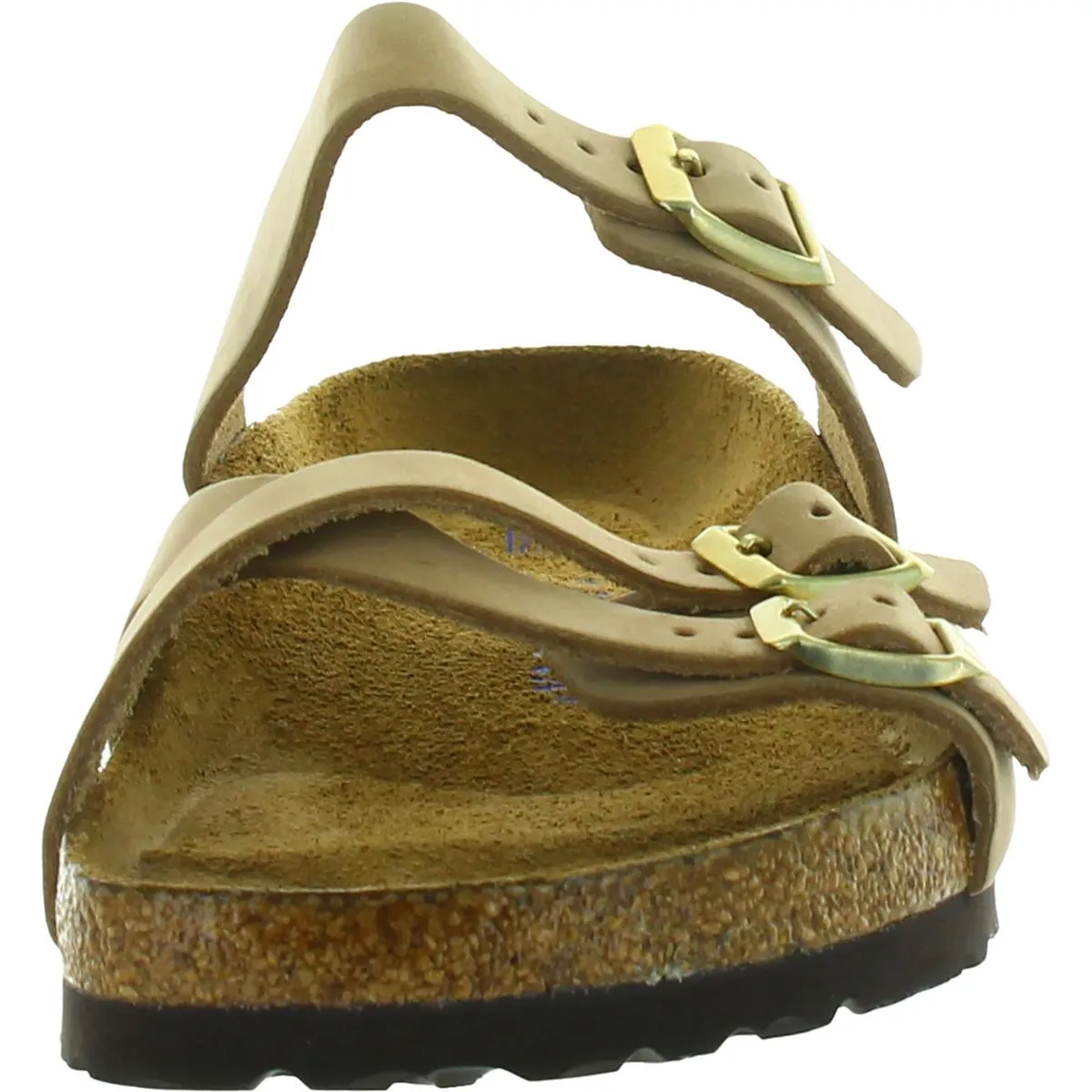 Franca Damen Leder-Fußbett-Slides Sandalen
