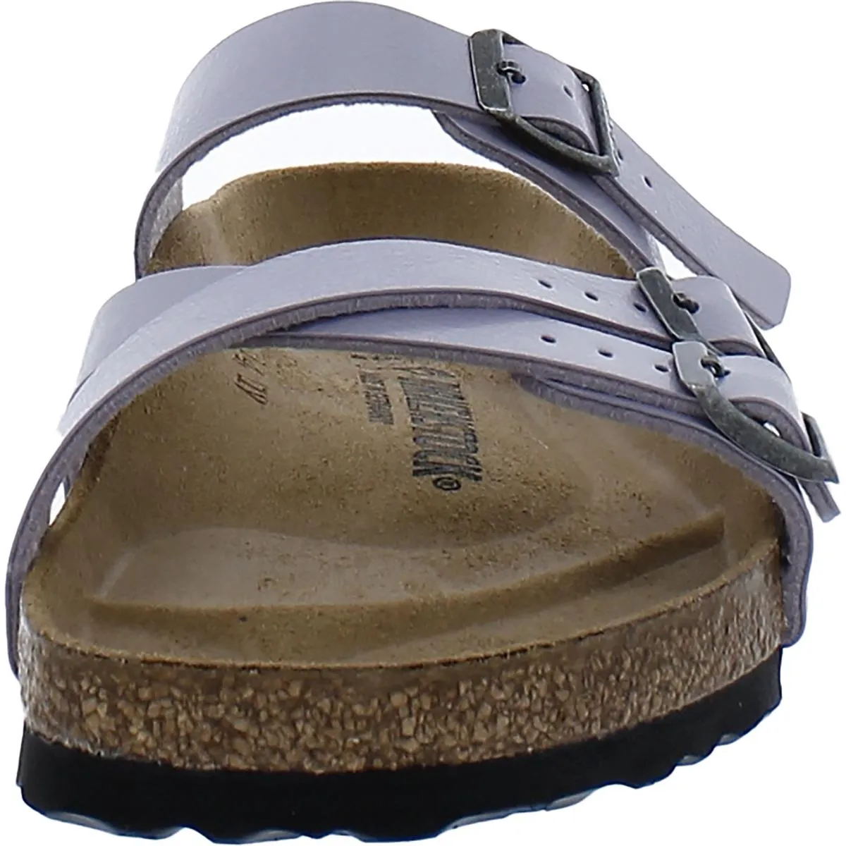 Franca Damen Leder-Fußbett-Slides Sandalen