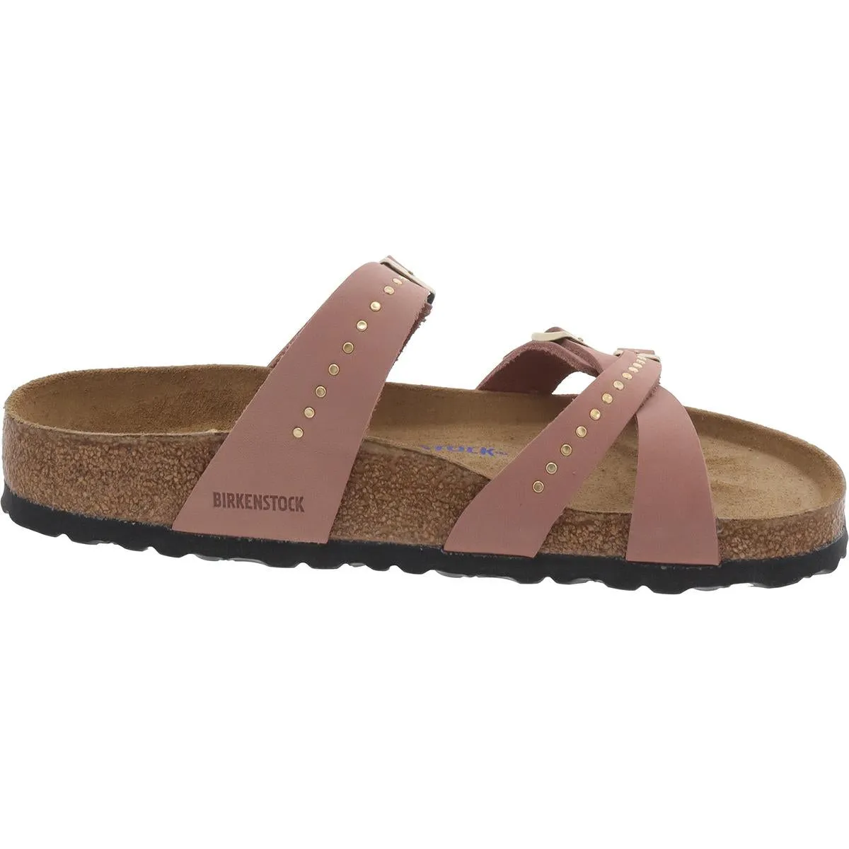 Franca Damen Leder Riemchen Fußbett Sandalen