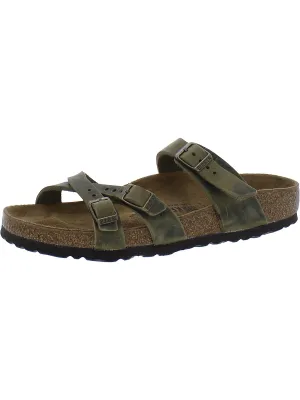 Franca Damen Leder Riemchen Sandalen